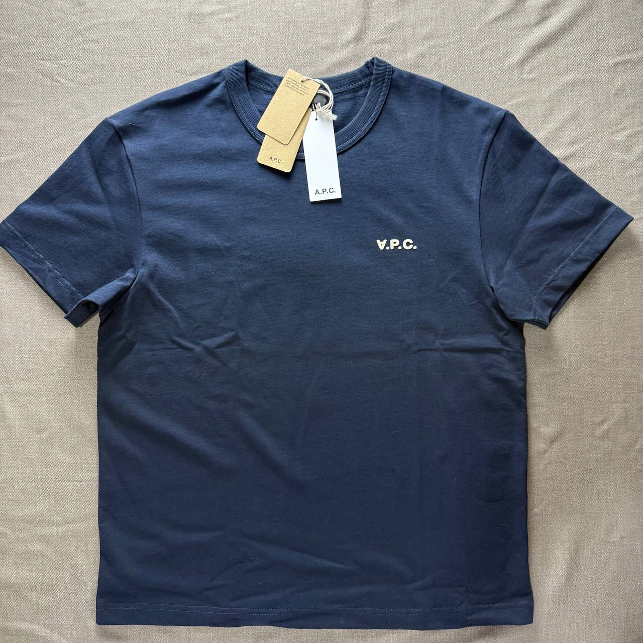 A.P.C. VPC Logo T-Shirt Boxy Fit - Navy