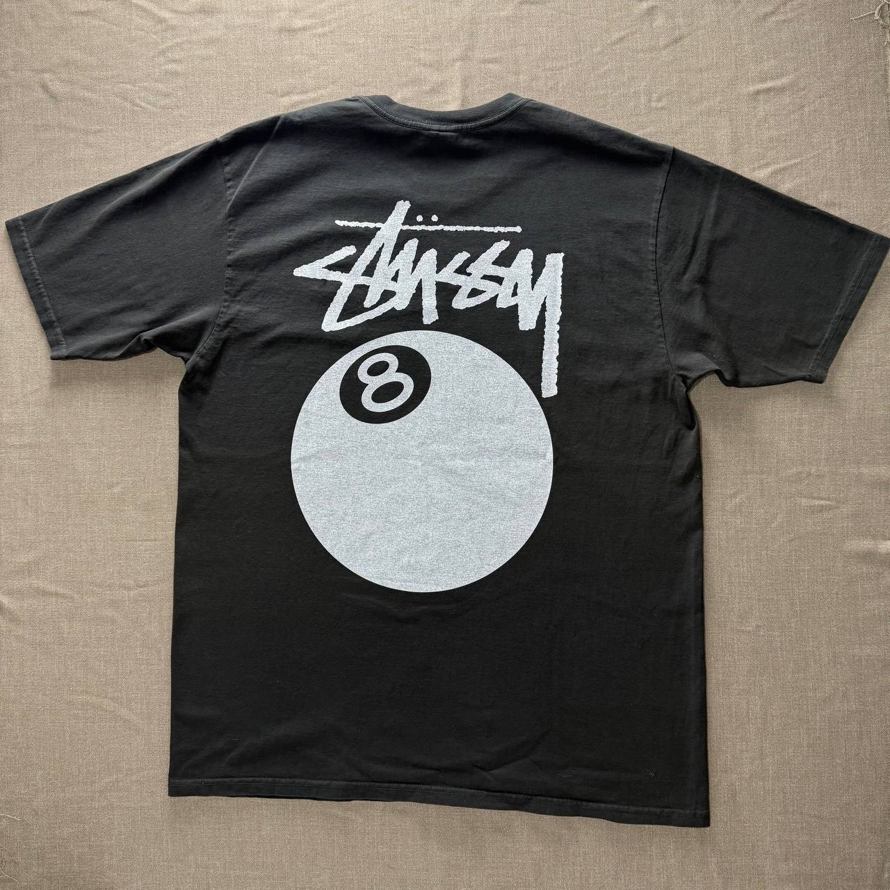 Stussy 8 Ball Tee Pigment Dyed - Black