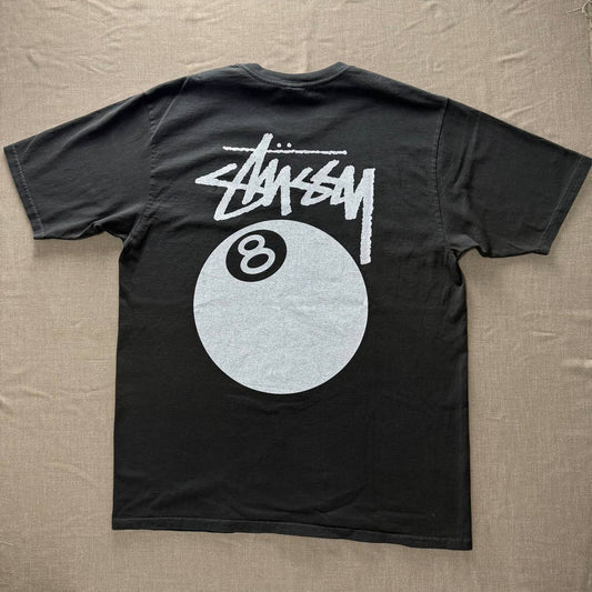 Stussy 8 Ball Tee Pigment Dyed - Black