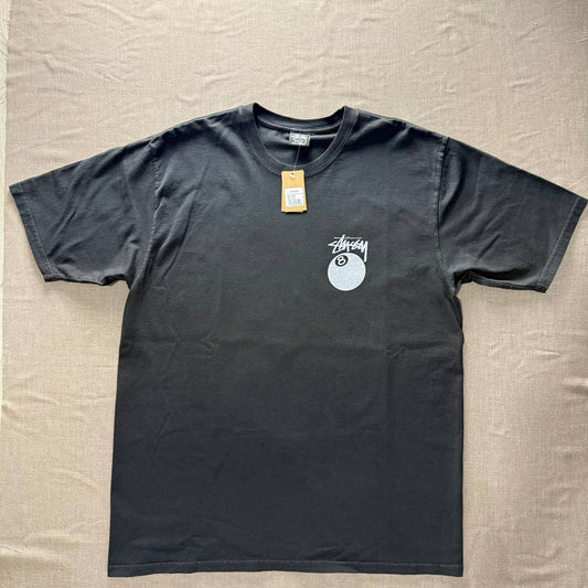 Stussy 8 Ball Tee Pigment Dyed - Black
