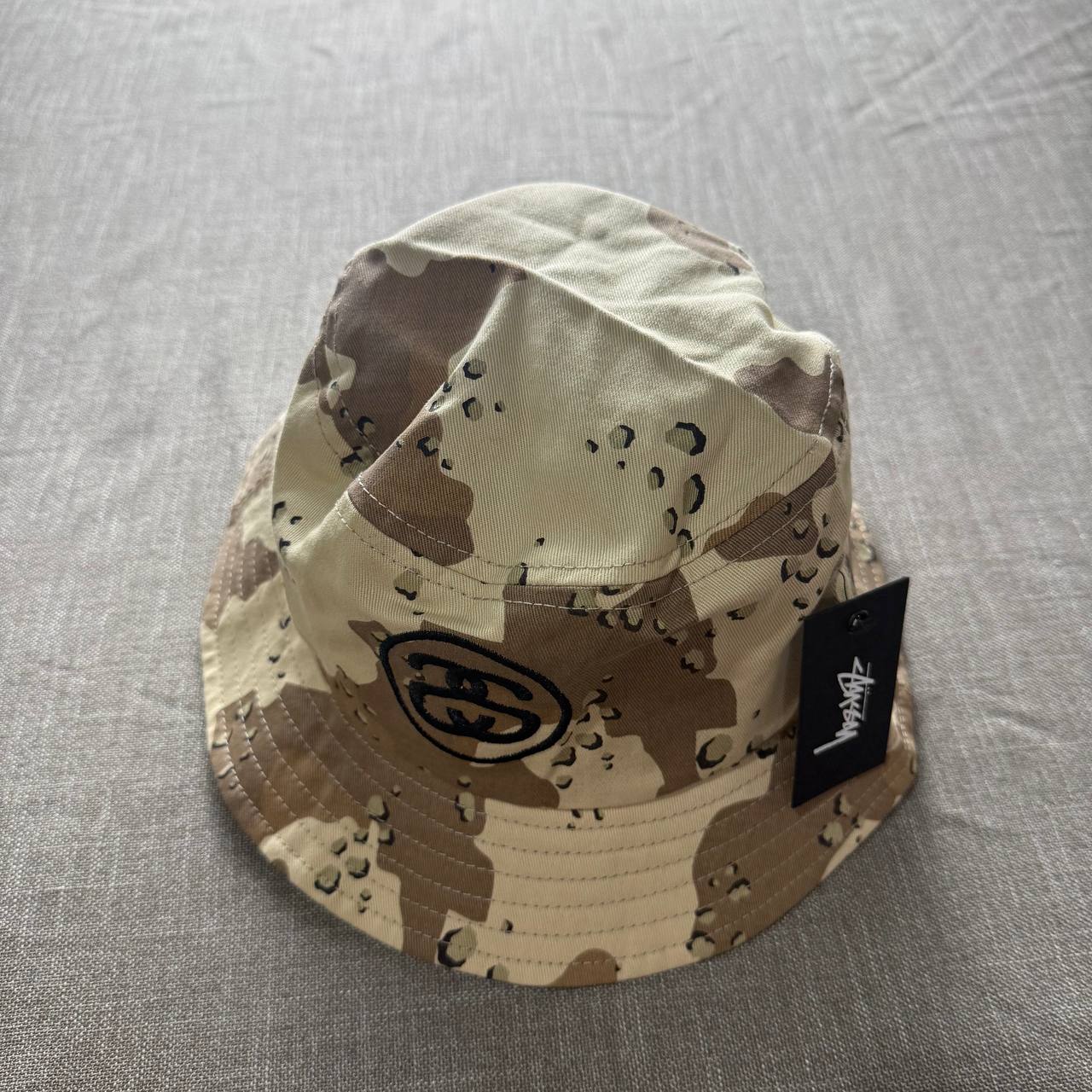 Stussy SS Link Bucket Hat — Desert Camo