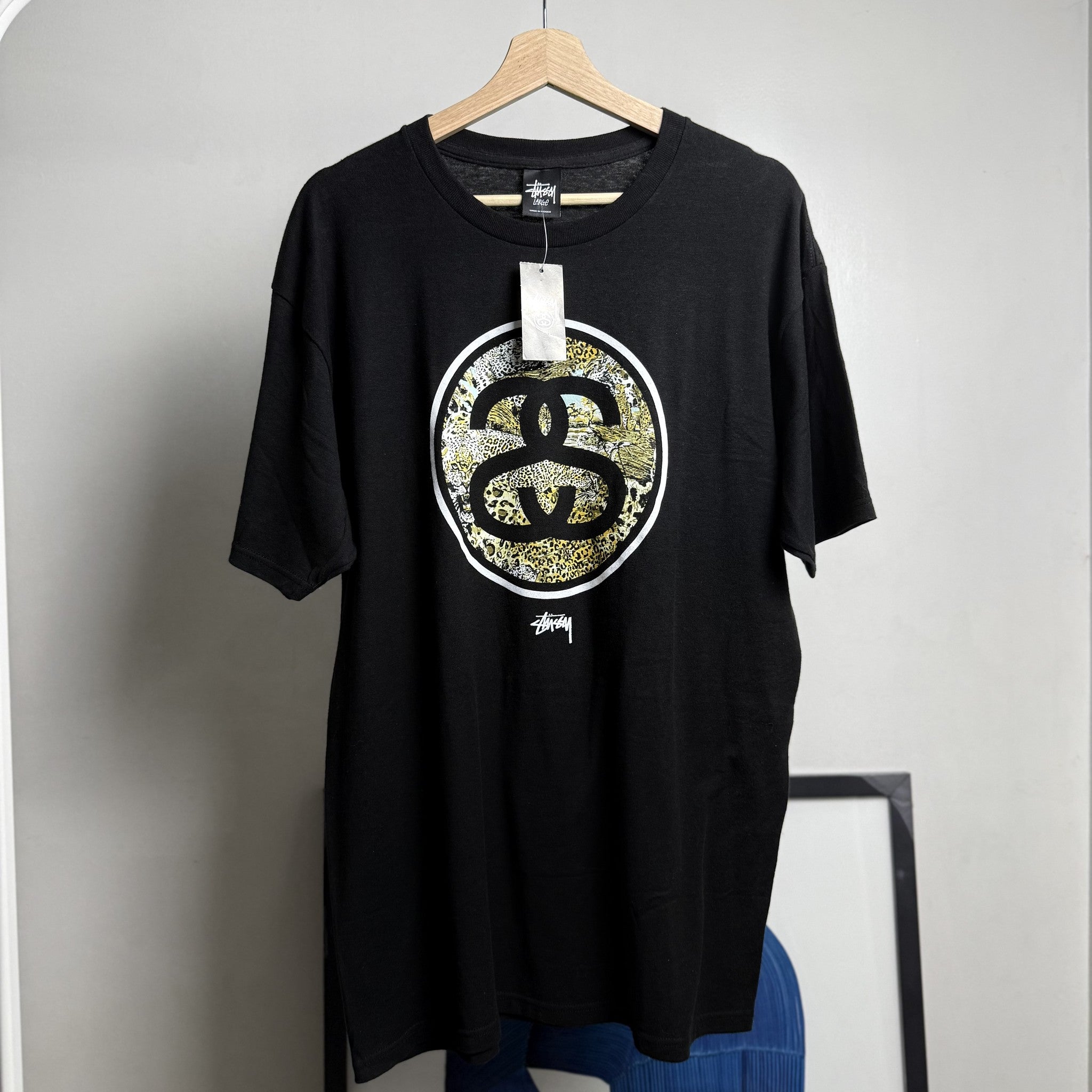 Stussy Cheetah Link Tee — Black – The 26 Hour
